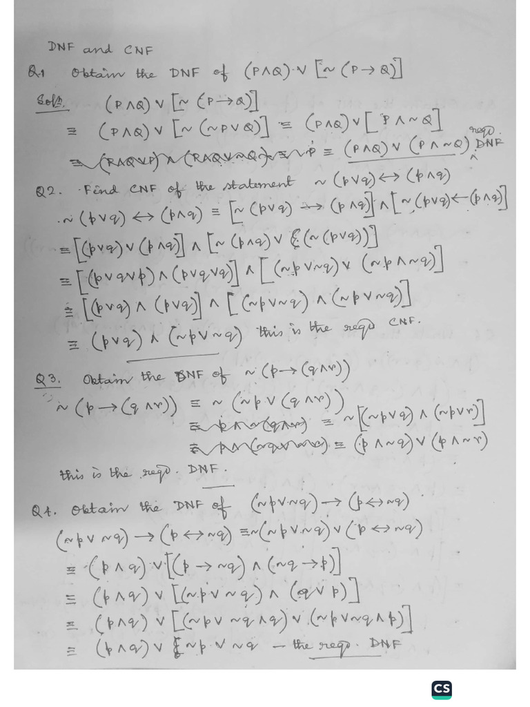 CNF & DNF | PDF