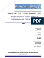 Urban and Peri Urban Agriculture - SPFS Briefing Guide, 2001