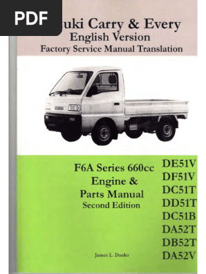 Suzuki Carry and Every Service Manual | PDF