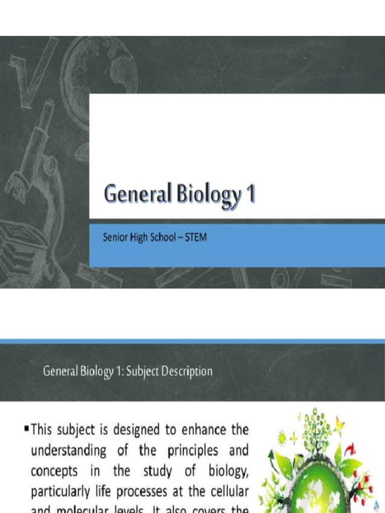 Bio 1 Lesson 1 2 | PDF