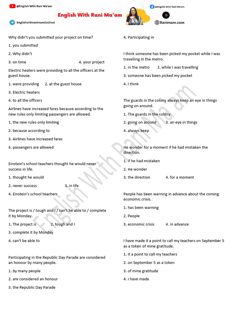 Spotting Errors Meaning In Hindi Pdf