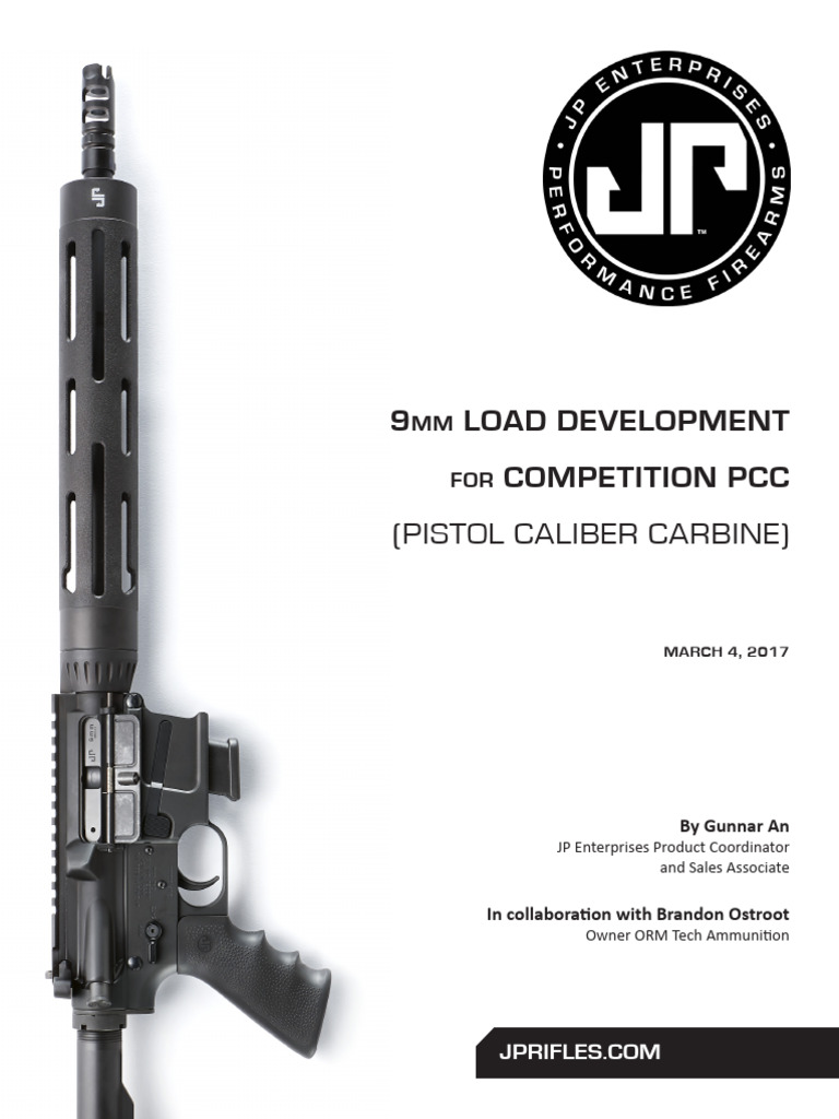 9mm PCC Load Development Guide | PDF | Bullet | Cartridge (Firearms)