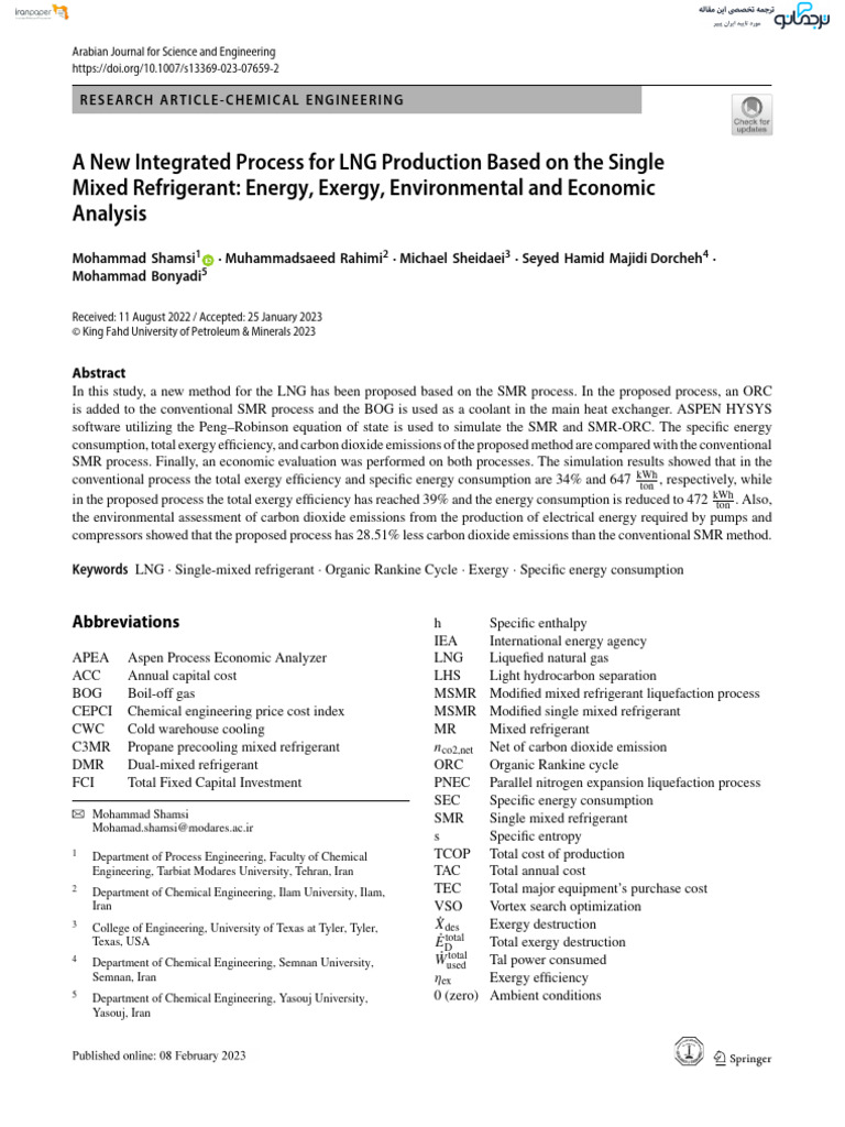DMR-economic | PDF | Natural Gas | Liquefied Natural Gas