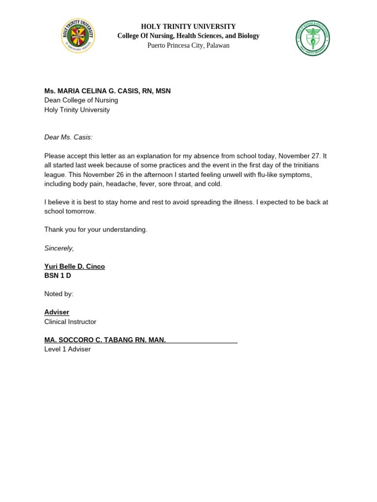 Student Absence Due to Illness | PDF