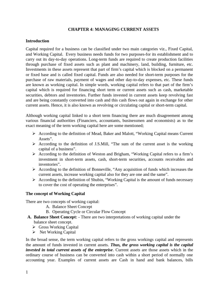 Understanding Working Capital Management | PDF | Working Capital | Cash
