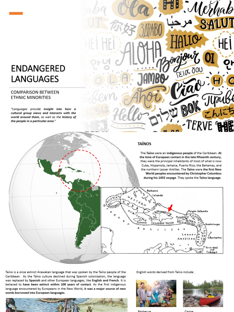 Endangered Languages: Taíno vs. Gelao | PDF | Ethnicity