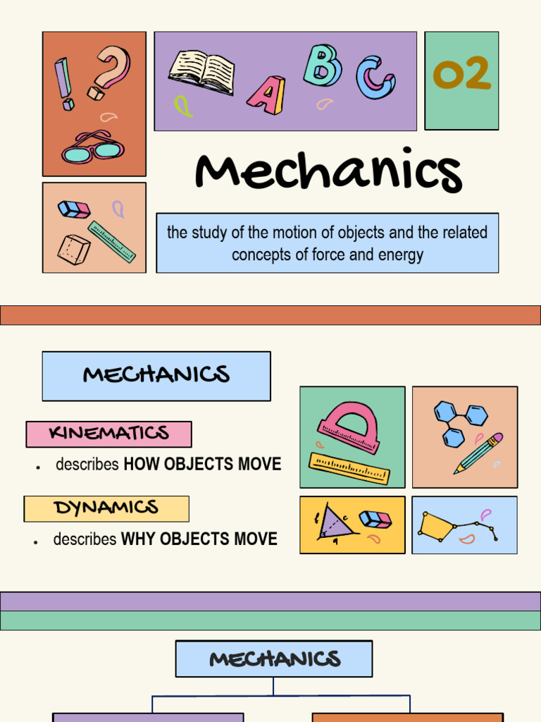 Mechanics: Kinematics and Dynamics Explained | PDF | Force | Kinematics
