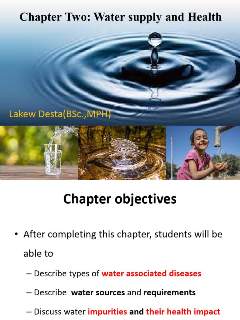 Water Supply and Health | PDF | Nitrate | Water
