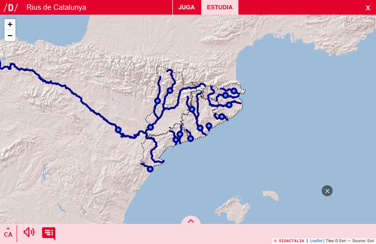 Mapa Interactiu. On És Rius de Catalunya - Mapes Interactius | PDF