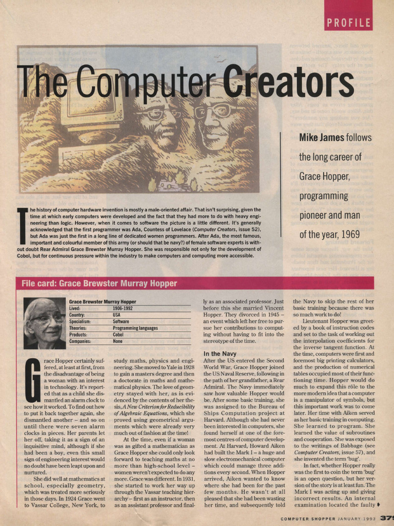 Computer - Shopper Computer - Creators Hopper 1993 01 | PDF