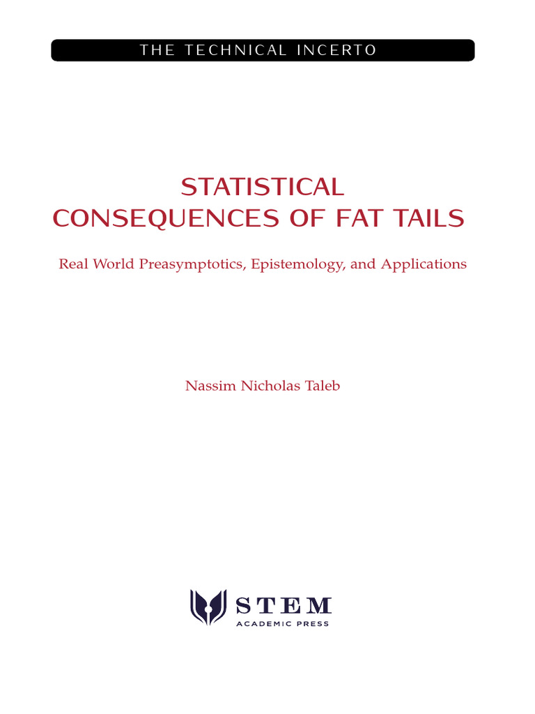 Statistical Consequences of Fat Tails Te | PDF | Normal Distribution ...