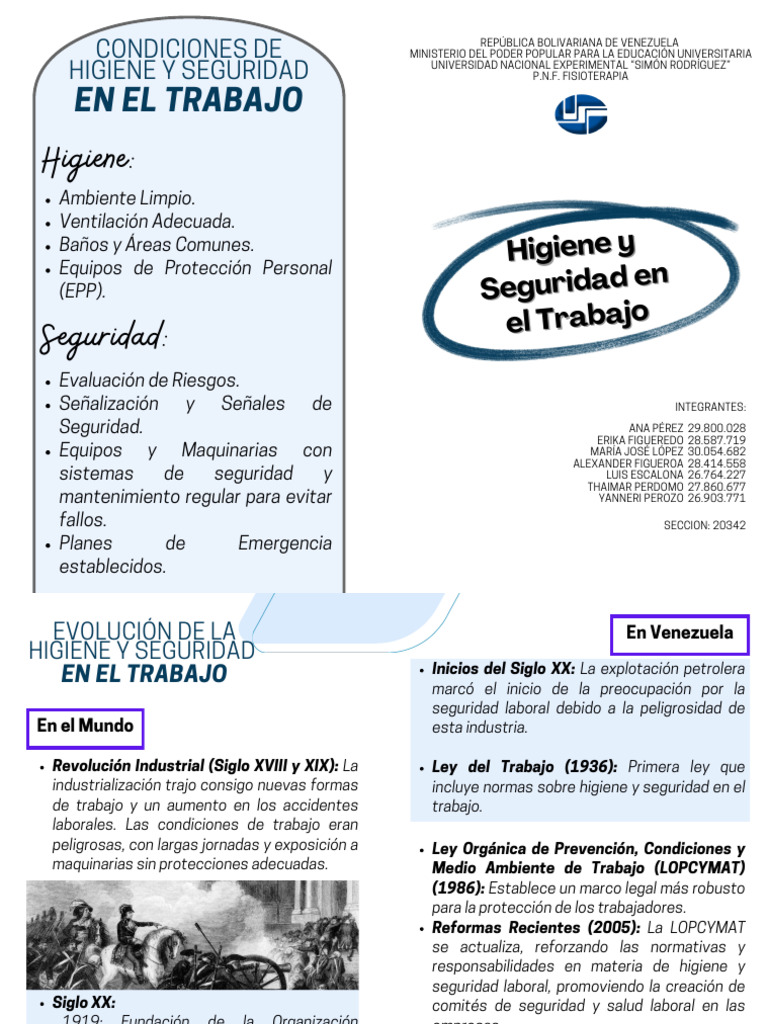Evolución de la Higiene y Seguridad Laboral | PDF | Seguridad y salud ...