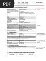 Consumer RMA Claim Form Ver1 0F