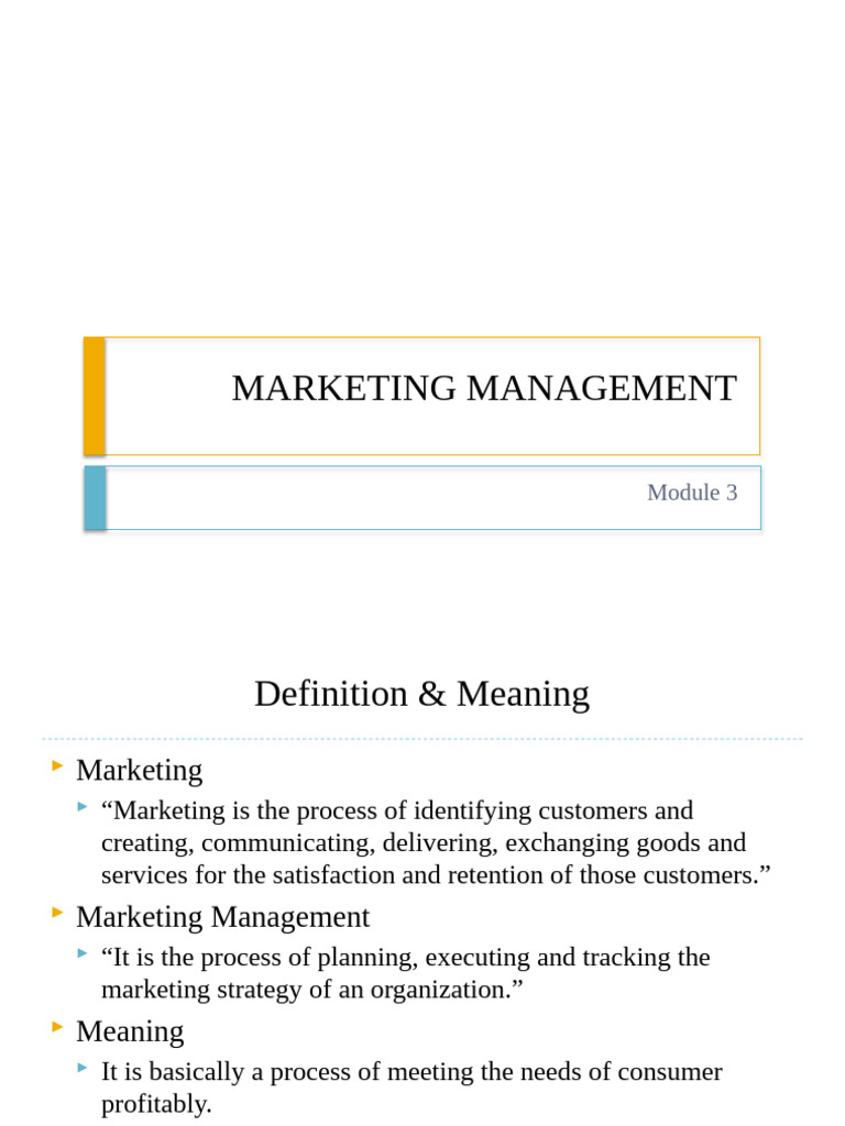 Marketing Management Essentials | PDF | Marketing | Pricing