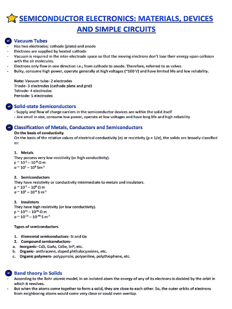 CH 14 Semiconductor | PDF