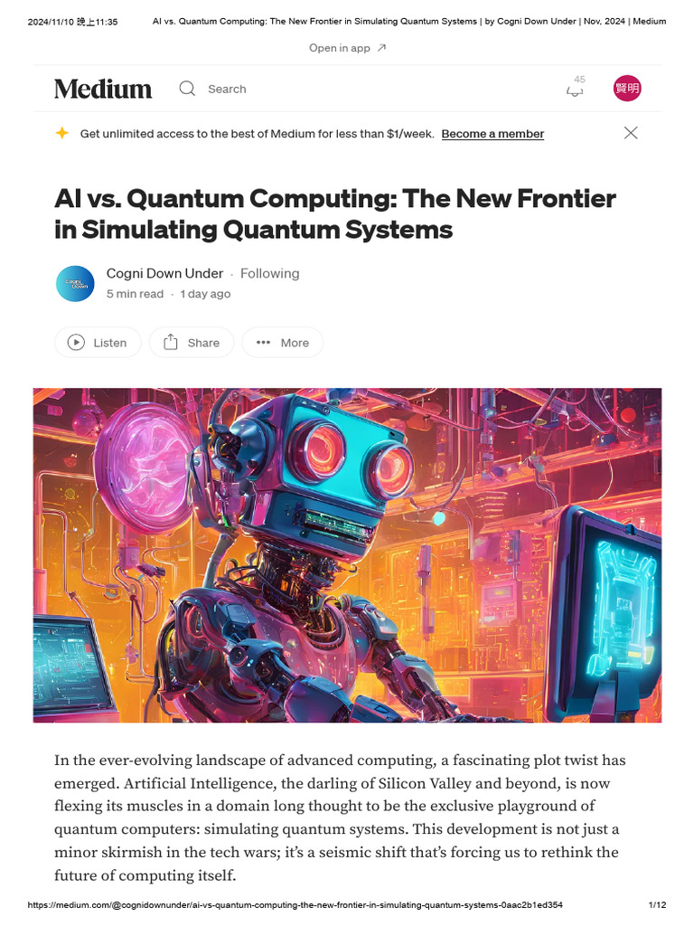 AI's Rise in Quantum System Simulation | PDF | Artificial Intelligence ...