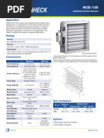HCD Series: High Capacity Drum Louvers | PDF | Duct (Flow) | Mechanical ...