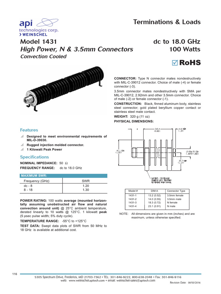 datasheet_5 | PDF | Electrical Connector | Hertz