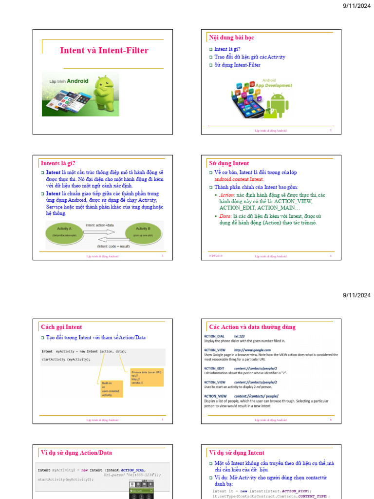 Intent | PDF