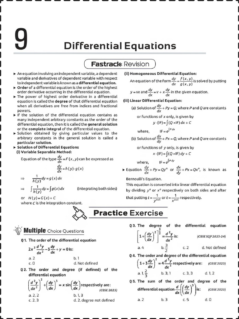 Maths Chapter 9 | PDF