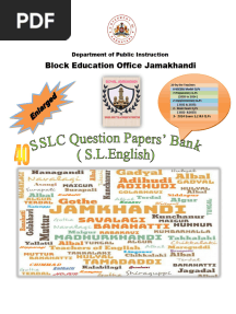 SSLC Question Papers 2