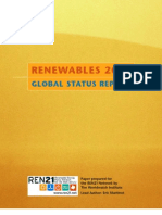 Renewable Energy Global Status Report