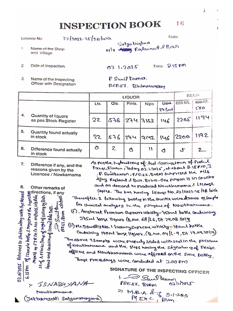 Inspection Report - 04-2025 | PDF