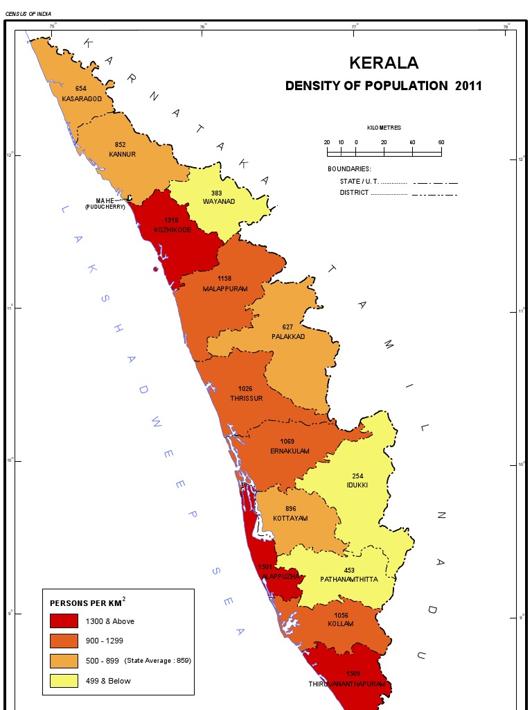 Kerala Population Density PDF