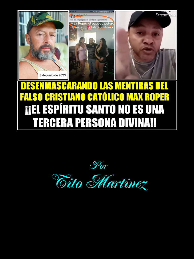 Max Roper Desenmascarado | PDF | espíritu Santo | Cristo (título)