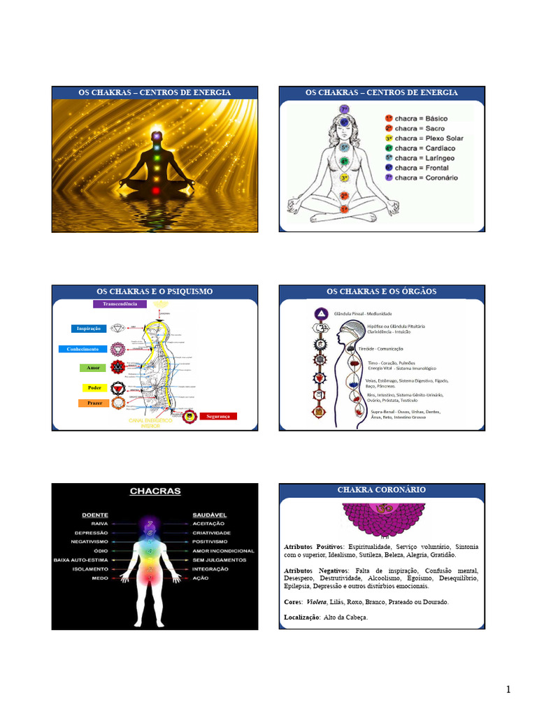 Entenda os Chakras e Suas Funções | PDF | Chacra | Psicologia