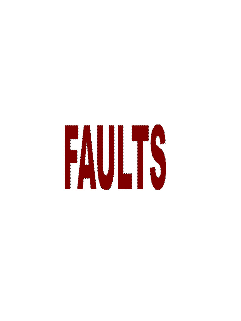 Fault Classification and Terminology Guide | PDF | Fault (Geology ...