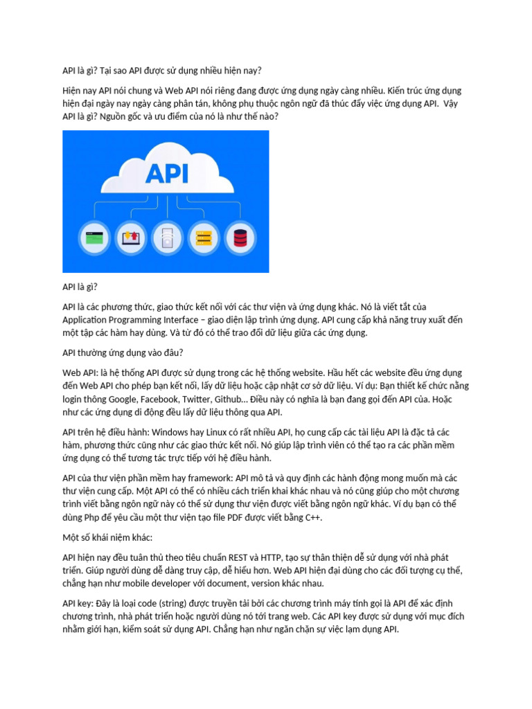 API Là Gì? | PDF