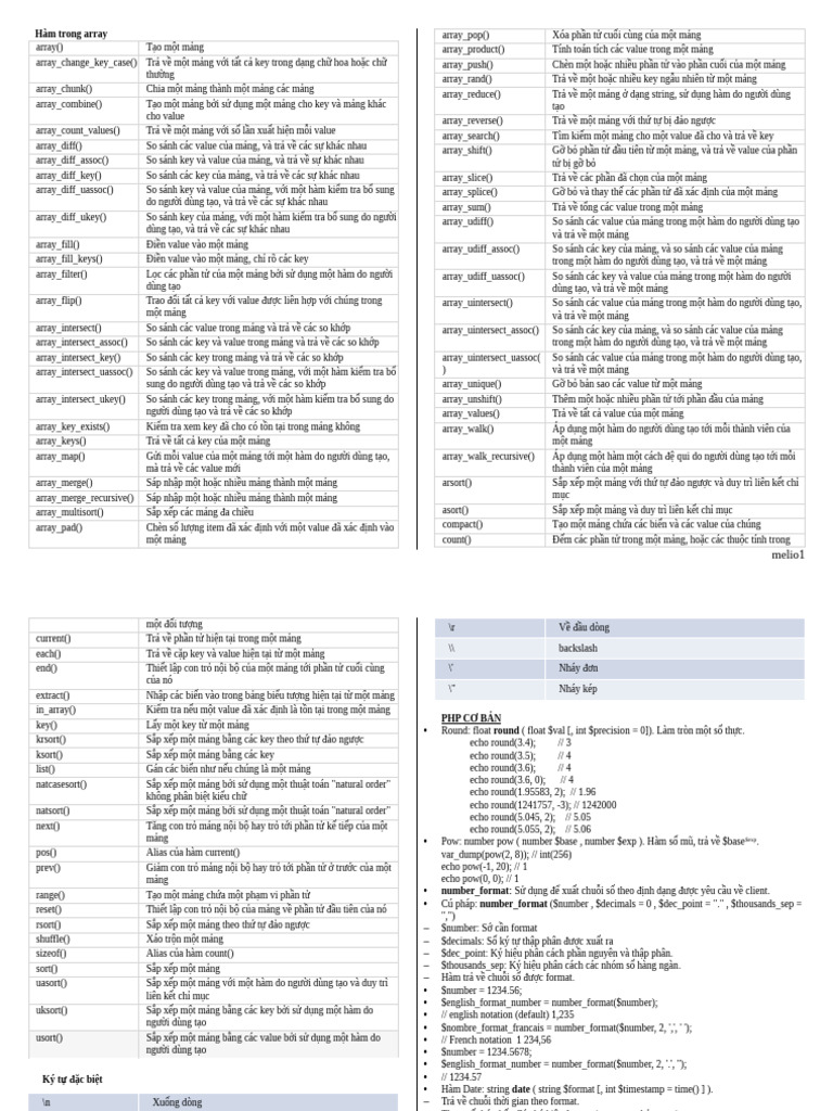 Tai Lieu PHP | PDF