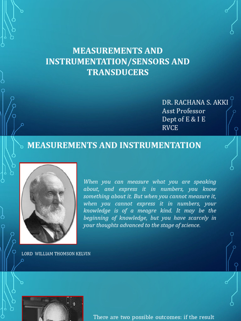 Unit 5 SENSORS AND TRANSDUCERS | PDF | Sensor | Capacitor