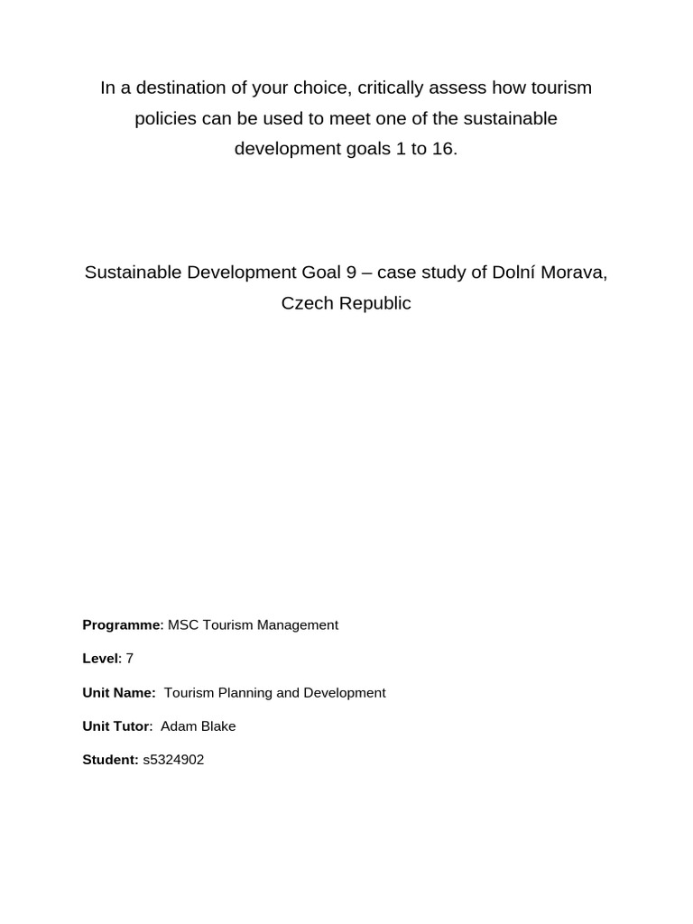 Tourism Planning and Development | PDF | Tourism | Innovation