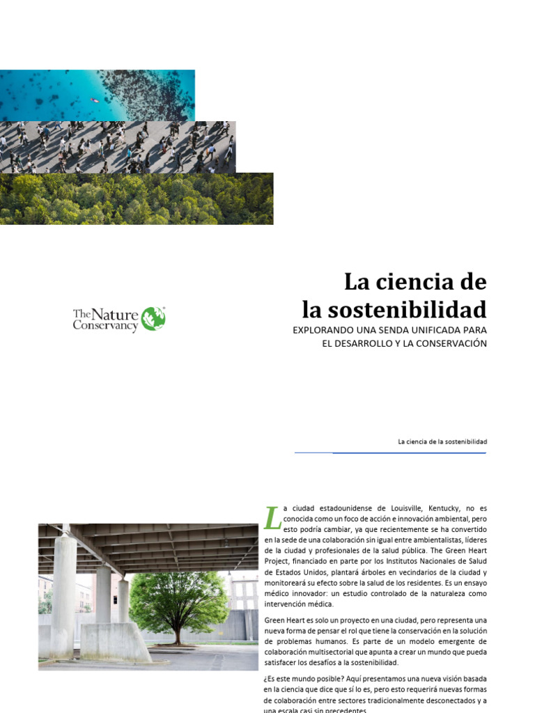 La Ciencia de La Sostenibilidad | PDF | Sustentabilidad | Entorno natural