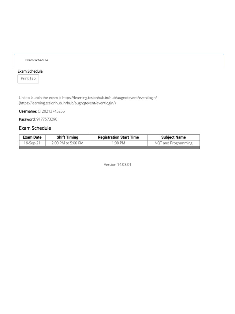 NQT Backend Eform Aug Exam | PDF