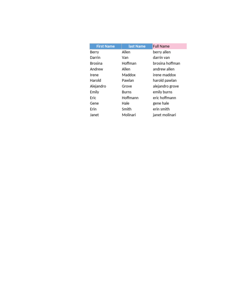Name and Email Formatting Guide | PDF