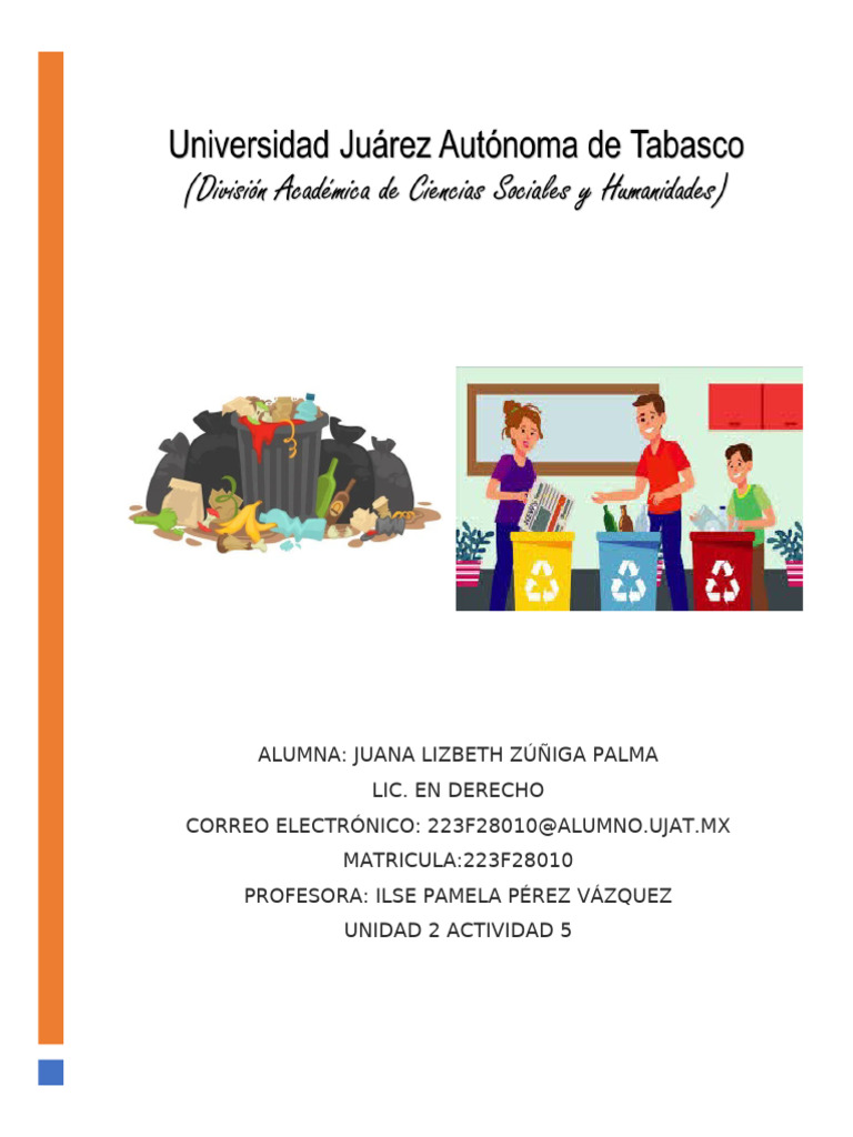 El Ser Humano y Su Convivencia Con La Basura | PDF | Residuos | Vertedero