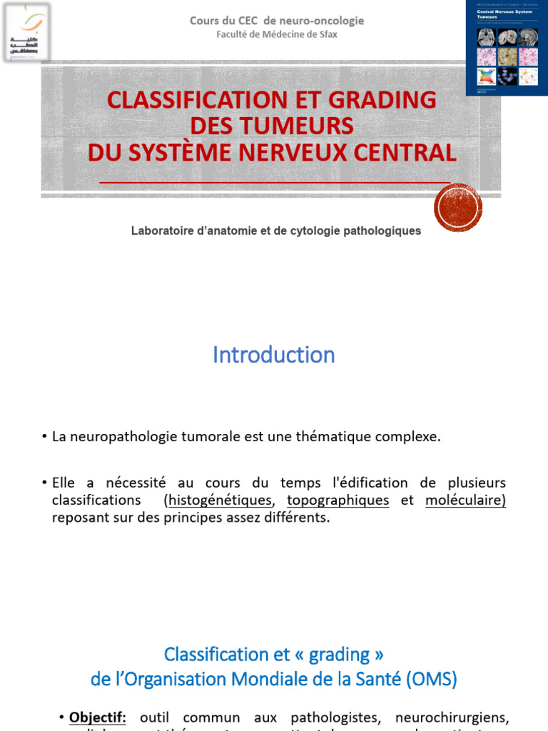 Classification OMS 2021 des tumeurs cérébrales | PDF | P53 | Gliome
