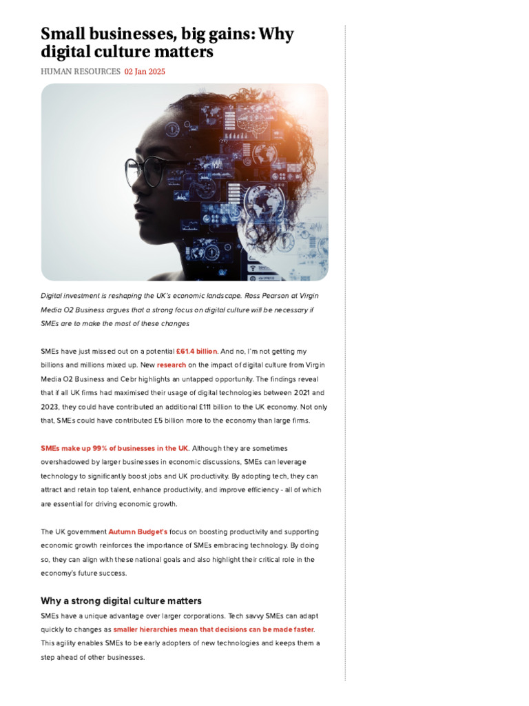 Boosting SMEs with Digital Culture | PDF | Small And Medium Sized ...