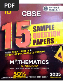 Pw Latest Mathematics Sample Papers Class 10th 2024-25 (1)