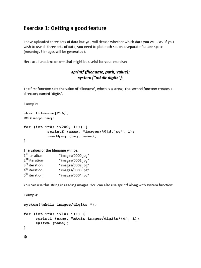 Exercise 1 | PDF