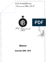 Bilancio FC Internazionale