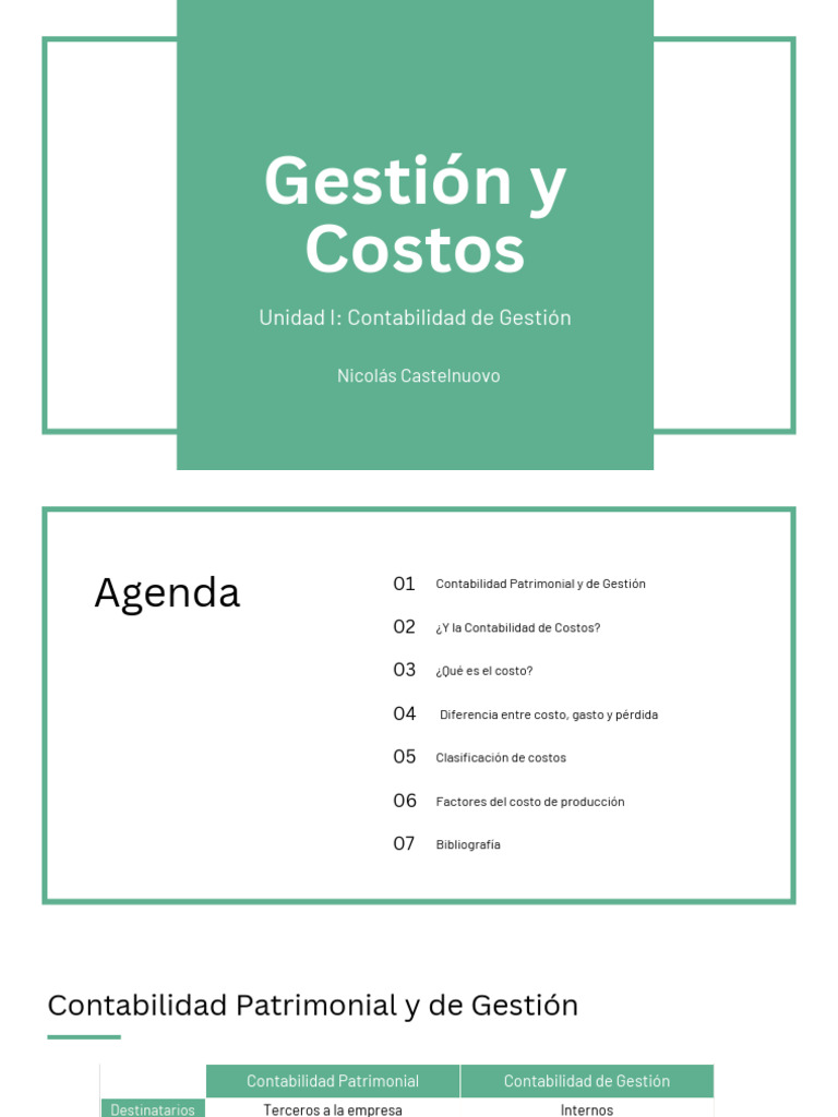 Costos Erogables en Gestión Contable | PDF | Contabilidad | Costo