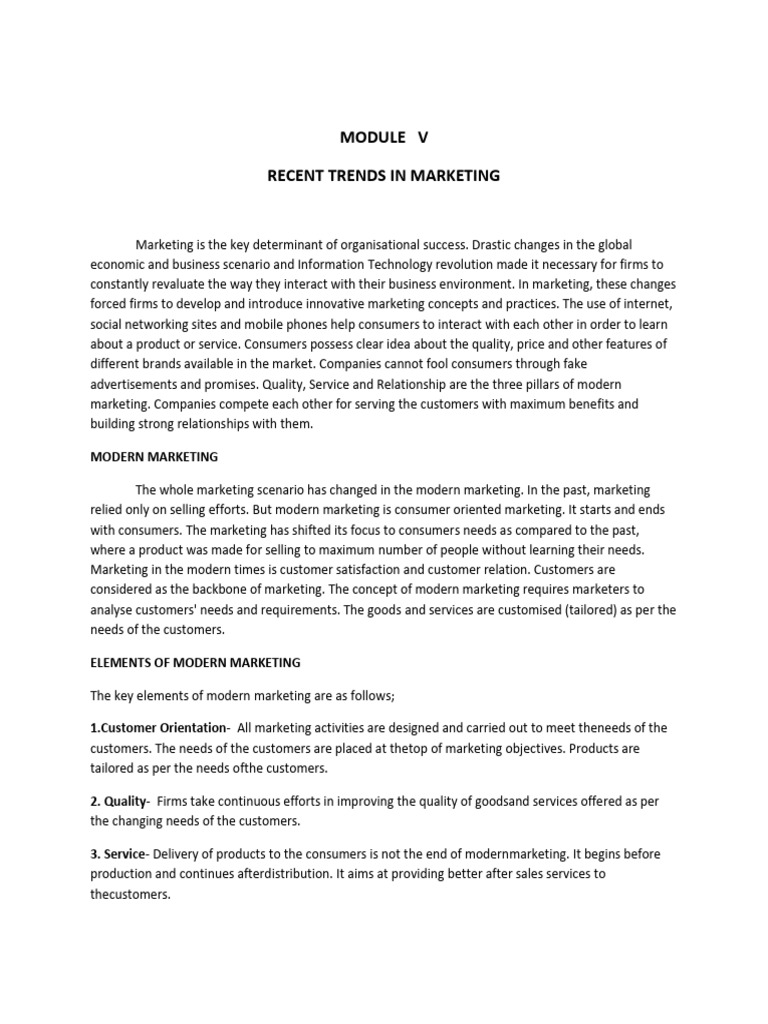 Marketing Module 5 Pdf Marketing Online Advertising