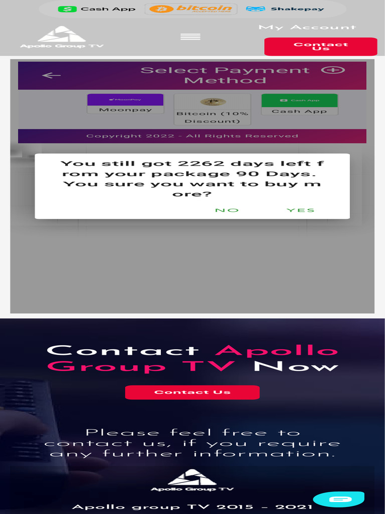 Client Portal - Apollo Group TV | PDF