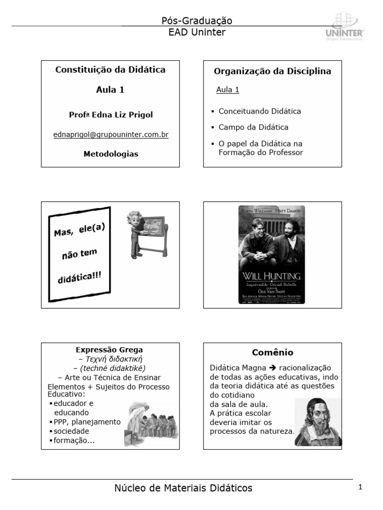 Didática na Formação de Professores EAD | PDF | Pedagogia | Sociologia