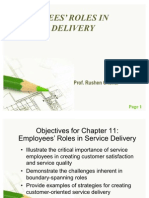 Employees Role in Service Delivery