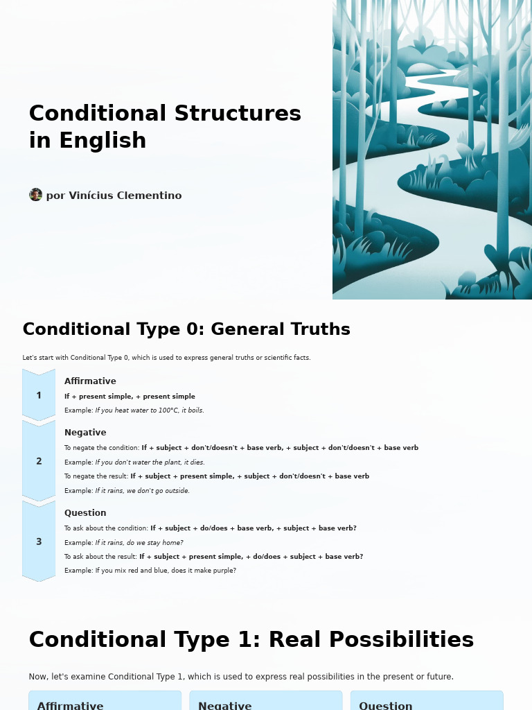 Conditional-Structures-in-English | PDF | Verb | Semantics